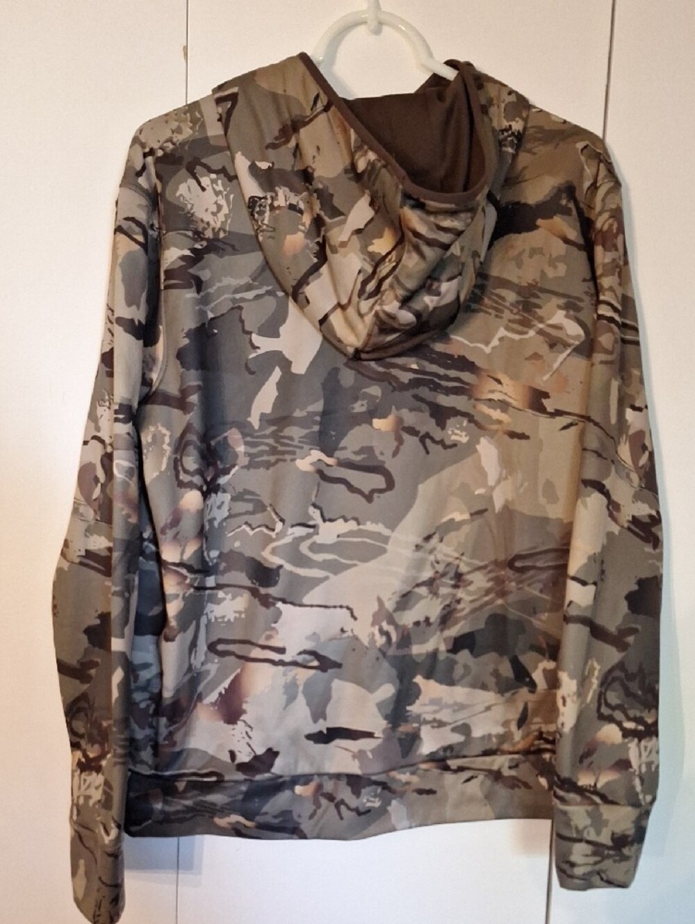 Under Armour Women's Camo Hoodie in Tan, Brown, Green - Picture 3 of 3